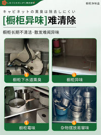 Cabinet Odor Eliminator for Kitchen and Sink Areas