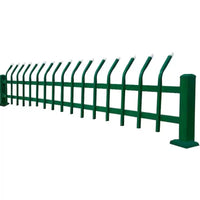 Galvanized Steel Lawn and Garden Fence for Outdoor Yards and Greenbelts