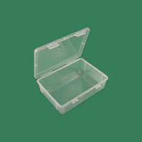 Clear Multi-purpose Storage Box with Lid for Documents, Tools, and Stationery