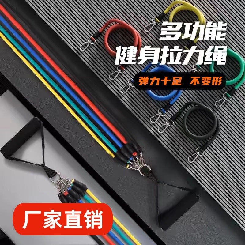 Resistance Band Set for Home Gym and Strength Training
