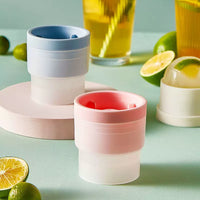 Silicone Sphere Ice Cube Mold for Whiskey and Cocktails, Quick Release Round Ice Ball Maker