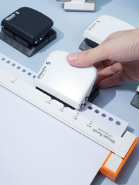 Multi-functional A4/B5/A5 20/26/30-Hole Loose-Leaf Paper Punch for Students