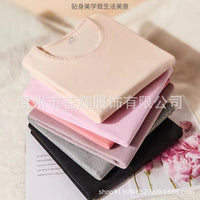 Women's 100% Cotton Thermal Underwear Set for Autumn/Winter