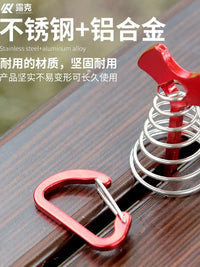 Aluminum Alloy Fishbone Tent Stakes for Outdoor Camping Deck