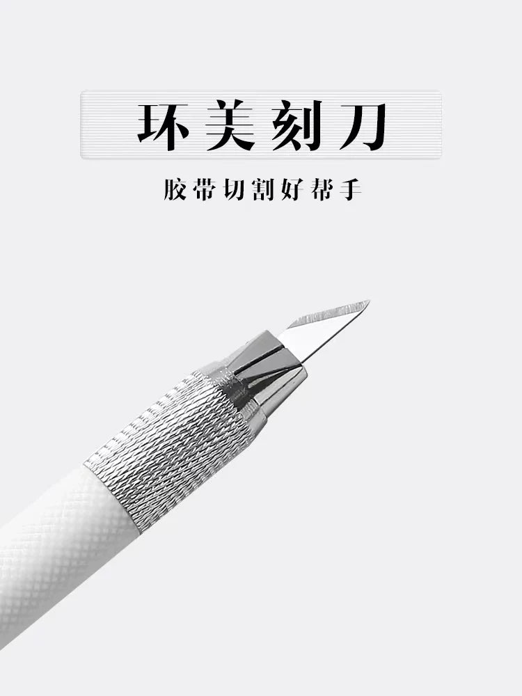Huanmei DIY Craft Carving Knife Set with A5 Cutting Mat for Paper, Wood, and Rubber Stamps