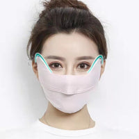 Summer Ice Silk Breathable Sun Protection Face Mask for Cycling and Outdoor Activities