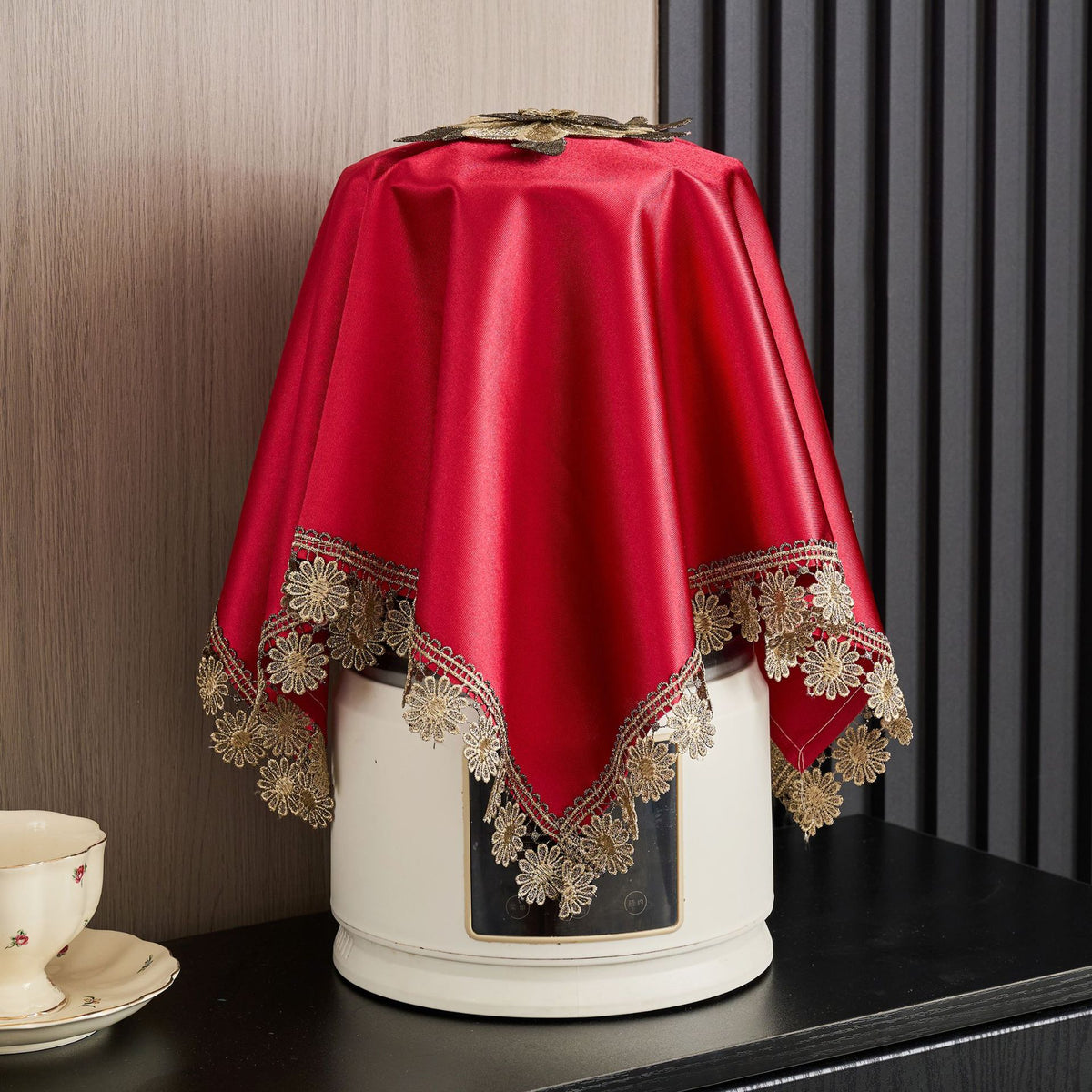 Lace Dust Cover for Blenders, Juicers, Air Fryers, and Soy Milk Makers