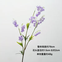 Artificial Lily of the Valley Wind Chime Flowers, 9-Head Long Stem Bellflower for Home Decor