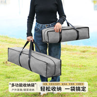 Thickened Oxford Cloth Outdoor Camping Table Tent Storage Bag Waterproof Fishing Long Strip Storage Bag