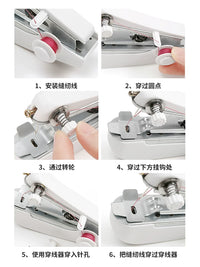 Portable Sewing Kit with Thread, Needles, Scissors, and Accessories for Home and Travel