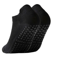 Non-Slip Yoga Pilates Socks for Women, Low Cut Breathable Fitness Grip Socks