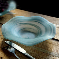 Creative Glass Fruit Bowl and Salad Dish for Living Room Coffee Table Decor
