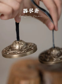 Tibetan Tingsha Cymbals Hand-Hammered Bell for Meditation Sound Healing
