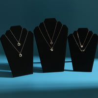 Human Face Bust Necklace Display Stand for Jewelry Counter