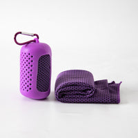Portable Silicone Cooling Towel for Sports, Fitness, Travel, and Outdoor Activities