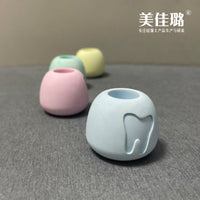 Diatomaceous Earth Toothbrush Holder for Bathroom Countertop, Absorbent and Quick-Drying