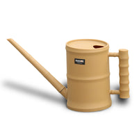 Long Spout Watering Can for Indoor Outdoor Plants, Bamboo Style Plastic Watering Pot for Garden Home Office