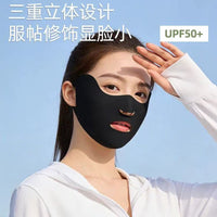 UV Protection Face Mask for Hiking & Sports - Breathable Full/Half Face Cover for Women