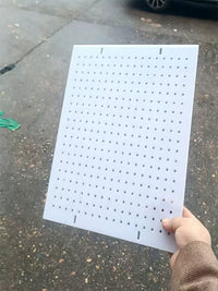 Aquarium Divider Grid Acrylic Transparent Isolation Plate for Fish Tank