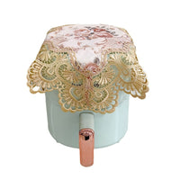 Versatile Lace Fabric Dust Cover for Air Fryer Rice Cooker Microwave Oven Washing Machine