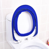 Reusable Plush O-Shaped Toilet Seat Cover for Travel and Postpartum Use