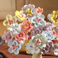 Jingdezhen Ceramic Flower Bouquet for Home Decor and Gifts