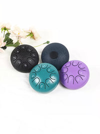 4.5-inch 8-Tone Mini Steel Tongue Drum for Kids & Adults, Meditation & Yoga Instrument