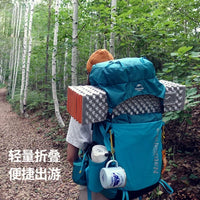 Outdoor Folding Egg Crate Foam Sleeping Pad for Camping and Napping, Thickened Single Person Mat