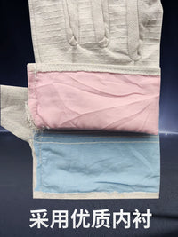 Heavy-Duty Canvas Work Gloves with Full Lining for Welding and Mechanical Protection