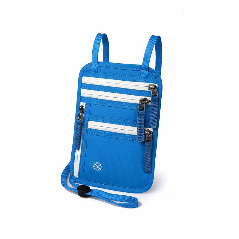 RFID Blocking Waterproof Travel Wallet with Passport Holder and Card Slots