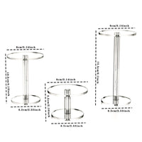 Acrylic Round Display Stand for Cosmetics, Perfumes, Jewelry, Watches, and Collectibles