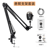 D06 USB Cardioid Condenser Gaming Microphone for Desktop KTV