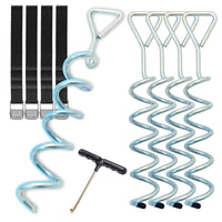 30CM Lightweight Triangle Head Ground Anchor Tent Pegs for Canopy and Tree Support