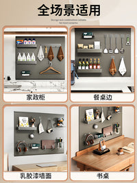 Magnetic Entryway Organizer Rack for Doors - Key Hooks, Slipper Storage, and Umbrella Holder