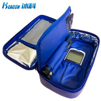 Portable Insulin Cooler Bag with Ice Packs for Travel and Medication Storage