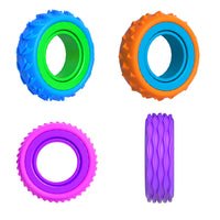 Fidget Sensory Silicone Rings for Stress Relief and Focus