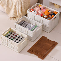 Foldable Car Trunk Organizer Storage Box with Tabletop for Outdoor Camping