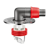 Washing Machine Drain Hose Connector with Anti-Odor and Overflow Protection for Dual Drainage