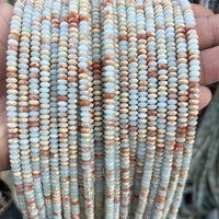 4mm Natural Gemstone Abacus Beads for DIY Jewelry Making