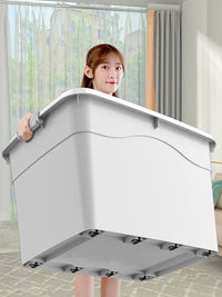 Large Capacity Plastic Storage Box for Clothes and Home Organization