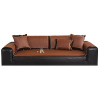 Summer Luxury Ice Vine Sofa Mat with Non-Slip Ice Silk Cover