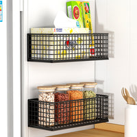 Magnetic Storage Rack for Washing Machine & Refrigerator Side - No-Drill Organizer