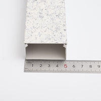 Marble Pattern Aluminum Alloy Square Cable Raceway for Indoor Wiring