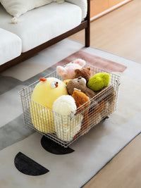 Shuangshan Stackable Stainless Steel Storage Basket for Kitchen and Home Organization