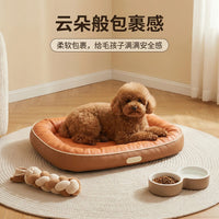 Waterproof Pet Bed for Small Dogs and Cats, Easy-Care Car Crate Mat, All-Season Use