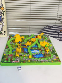 Kids' Educational 3D Snakes and Ladders Flying Chess Board Game for Family Fun and Cognitive Development