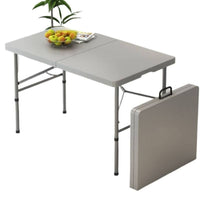 Foldable Rectangular Outdoor Table for Camping, Patio, and Home Dining