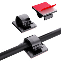 Cable Management Clips and Ties Set for Desk and PC Wires