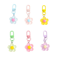 Translucent Floral Keychain for Bags and Dolls