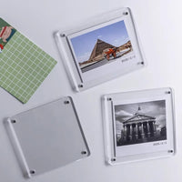 Acrylic Magnetic Photo Frame for 3-inch Instax Photos and Small Cards